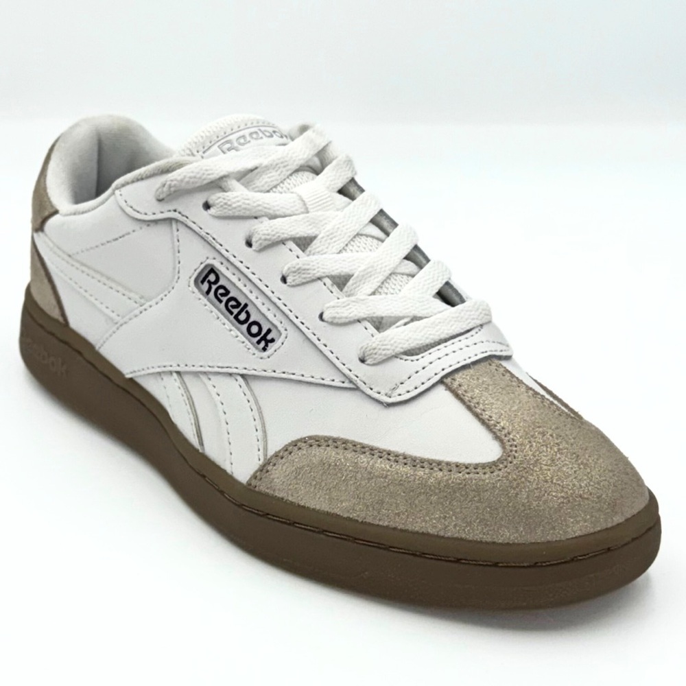 Reebok Forte Lounger Women's Sneakers‎ White/Cream Glitter Athletic Shoes Size 8